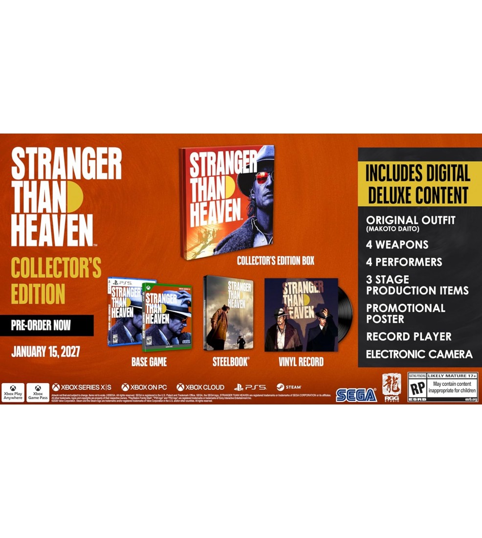 Stranger than Heaven Collectors Edition PS5 (Preorder) Stranger than Heaven Collectors Edition PS5 (Preorder)