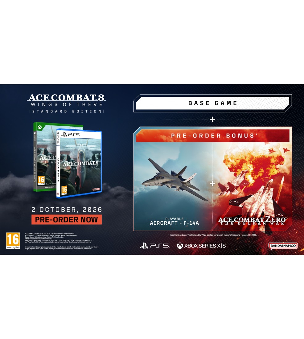 Ace Combat 8: Wings of Theve PS5 (Preorder) + Preorder bonus Ace Combat 8: Wings of Theve PS5 (Preorder) + Preorder bonus