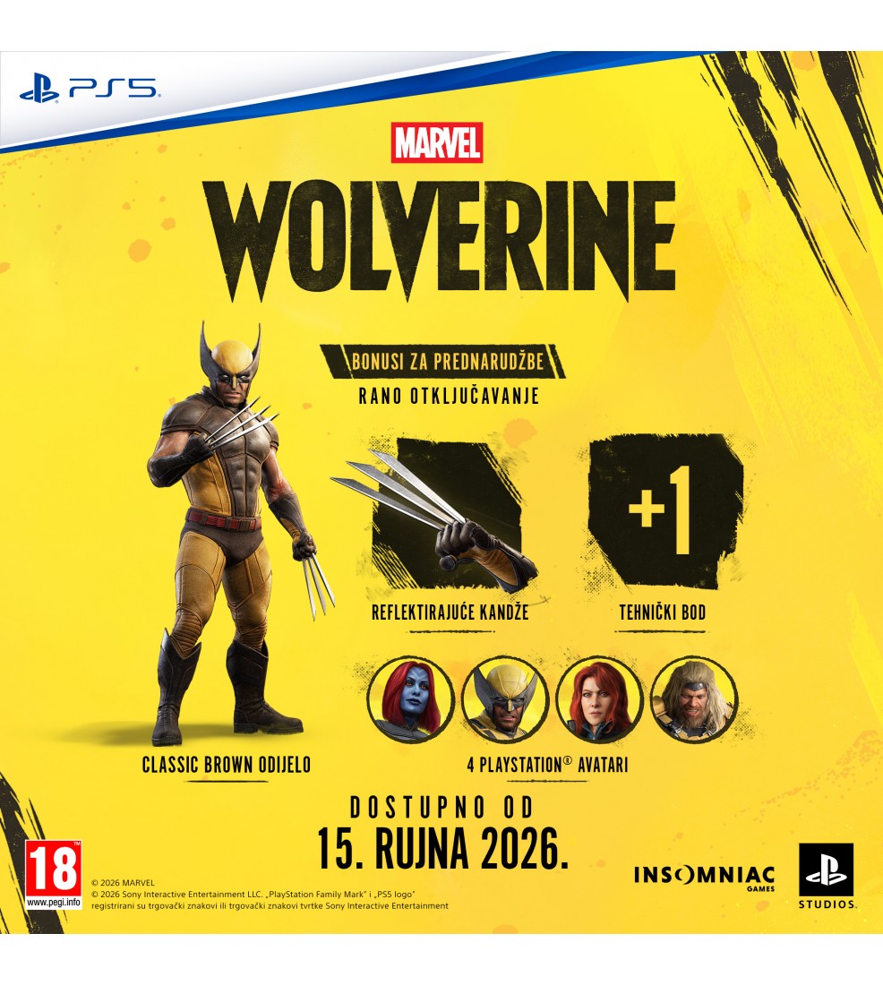 Marvel's Wolverine PS5 (Preorder) + Preorder bonus DLC