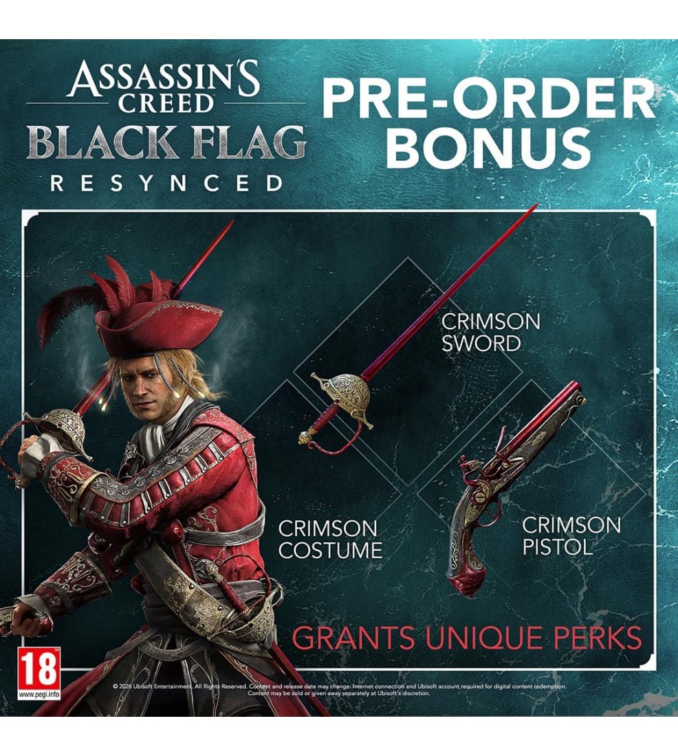 Assassin's Creed Black Flag Resynced Launch Edition PS5 (Preorder)