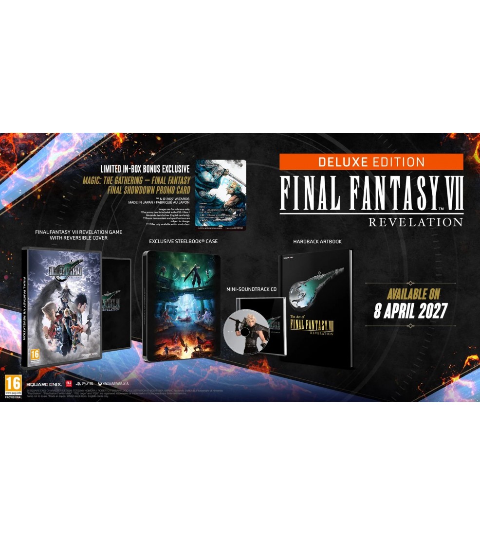 Final Fantasy VII Revelation Deluxe Edition Nintendo Switch 2 (Preorder) Final Fantasy VII Revelation Deluxe Edition Nintendo Switch 2 (Preorder)