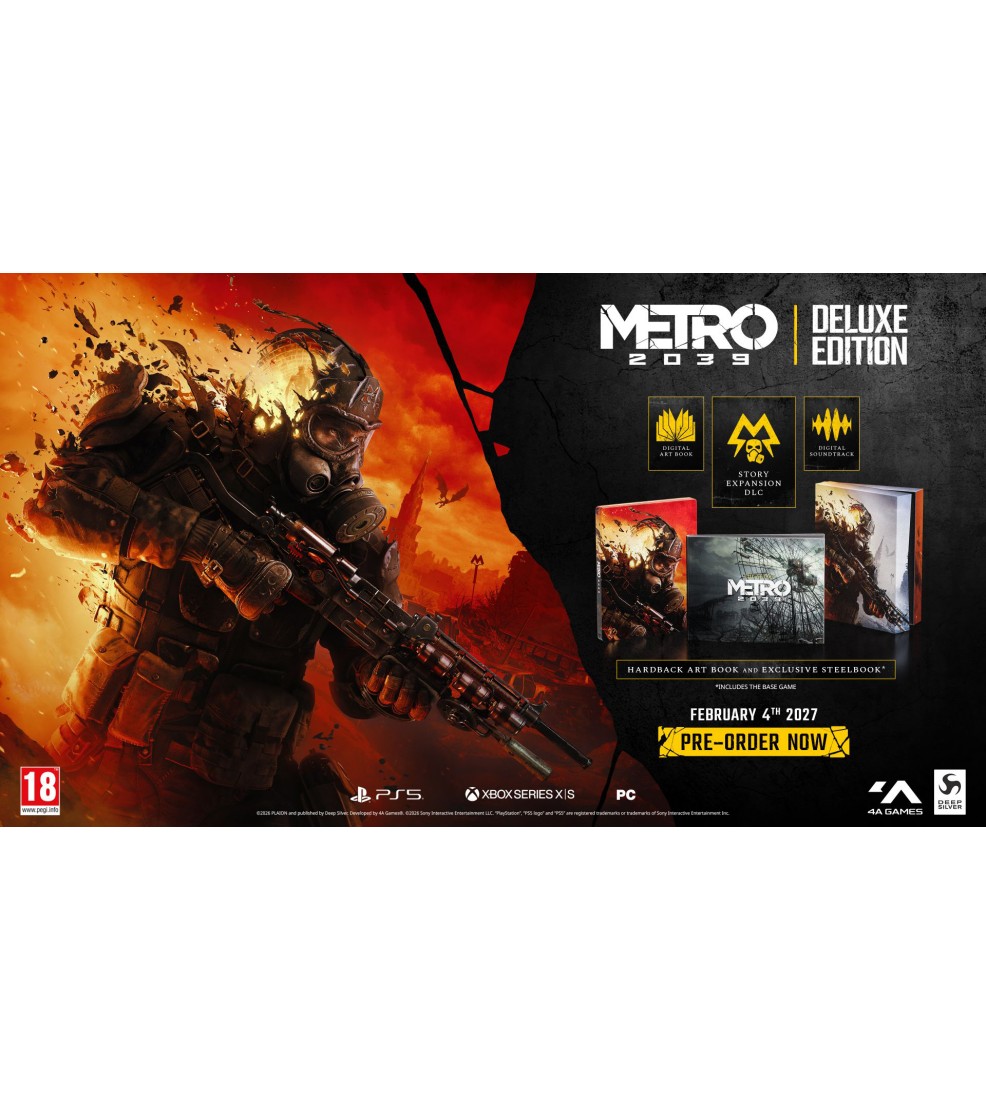 Metro 2039 Deluxe Edition PS5 (Preorder) Metro 2039 Deluxe Edition PS5 (Preorder)