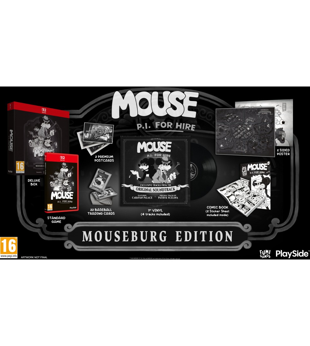 MOUSE: P.I. For Hire - Mouseburg Edition Nintendo Switch 2 (Preorder)