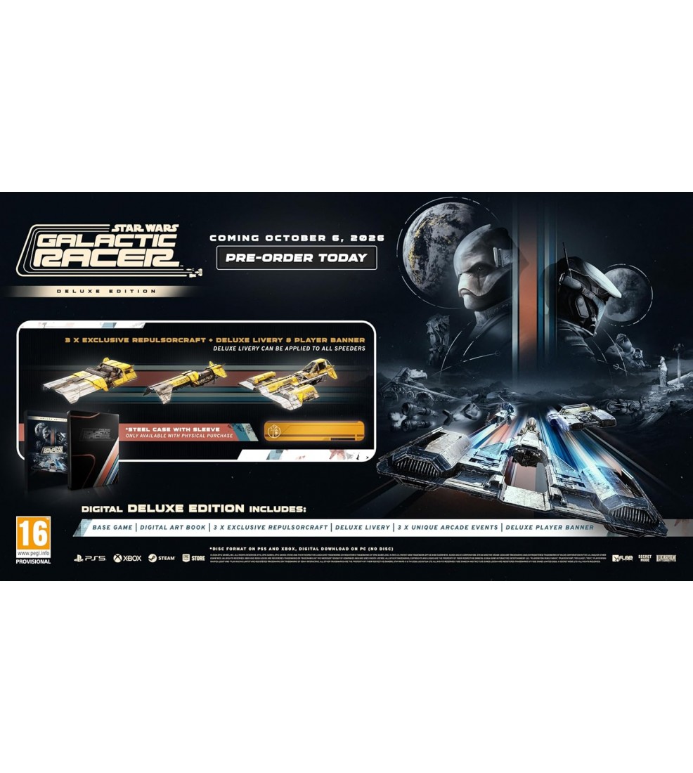 Star Wars: Galactic Racer Deluxe Edition PS5 (Preorder)