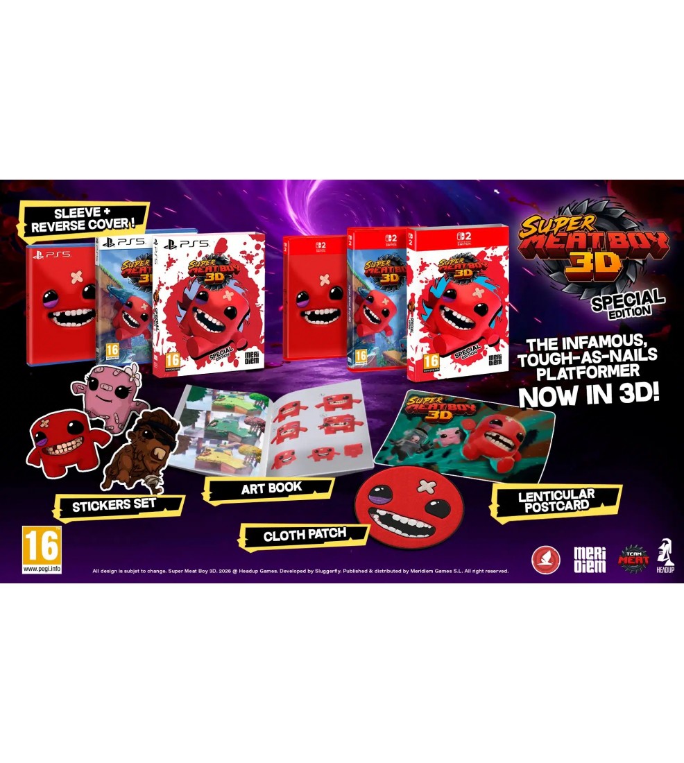 Super Meat Boy 3D Special Edition PS5 (Preorder)