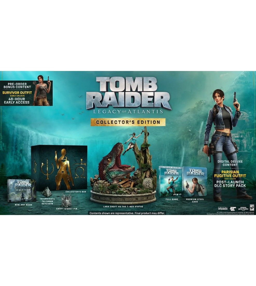 Tomb Raider: Legacy of Atlantis Collectors Edition PS5 (Preorder) Tomb Raider: Legacy of Atlantis Collectors Edition PS5 (Preorder)