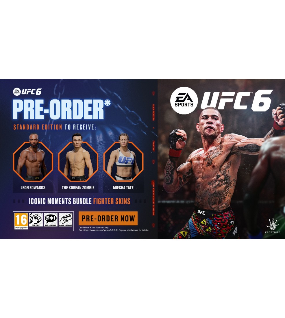 UFC 6 PS5 (Preorder) + Preroder bonus DLC UFC 6 PS5 (Preorder) + Preroder bonus DLC