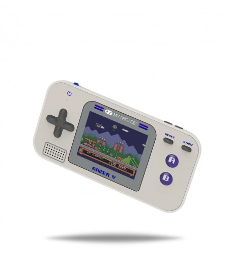 My Arcade - Gamer V Classic - Portable Console (200 GAMES IN 1) - Gray and Purple