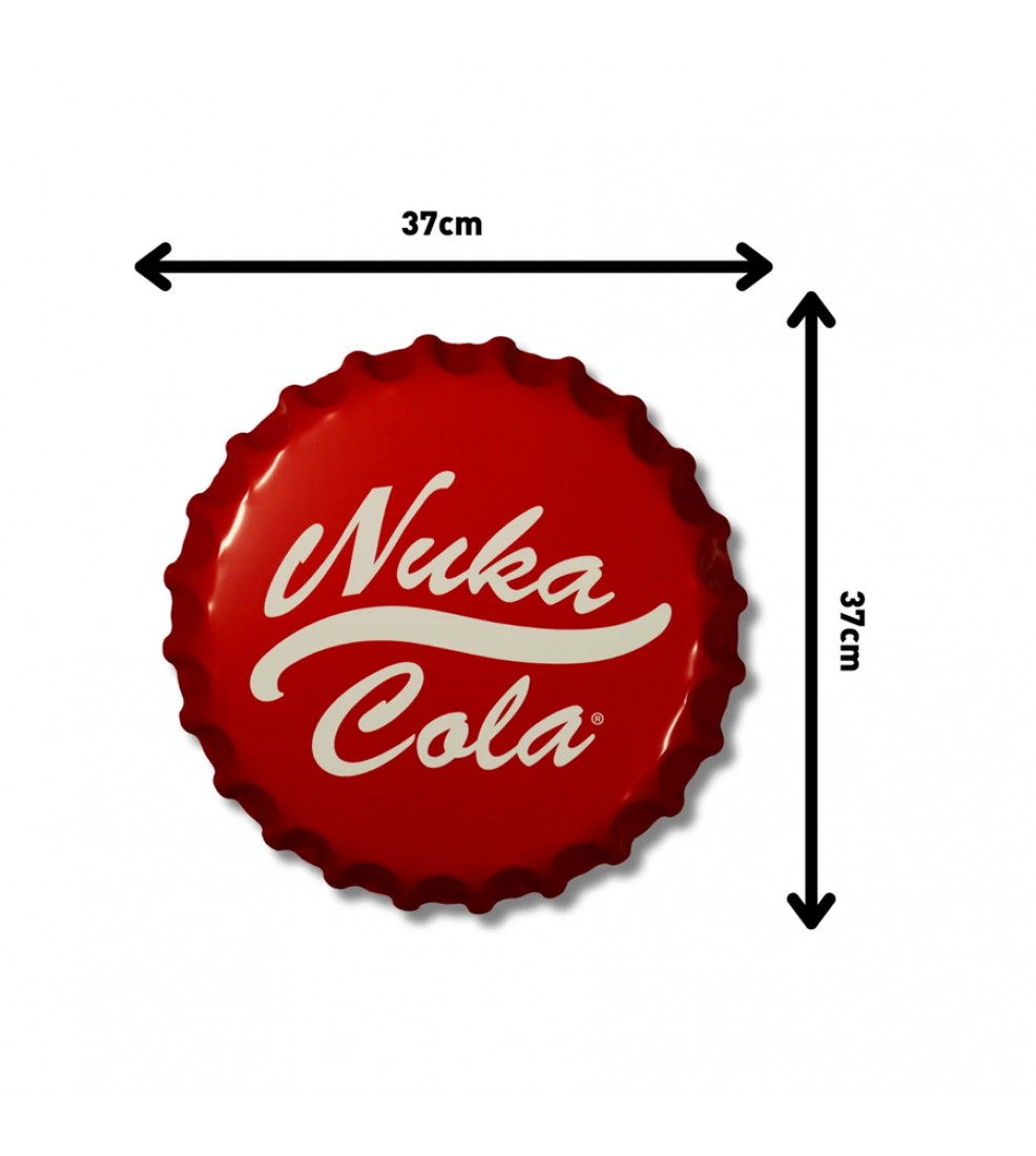 Fallout - Tin Sign Nuka-Cola Bottle Cap