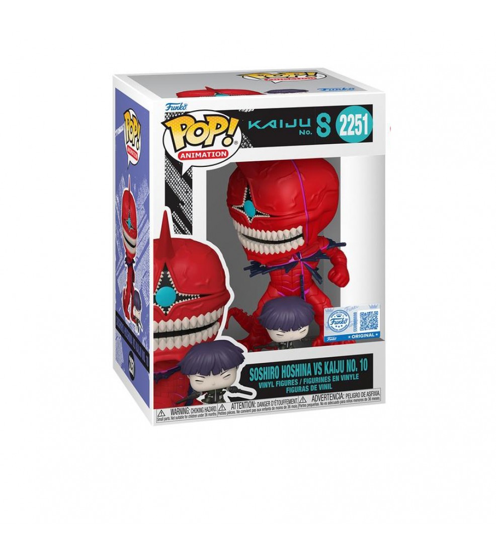 Funko Pop Animation: Kaiju no. 8 - Hoshina and Kaiju no. 10 #2251