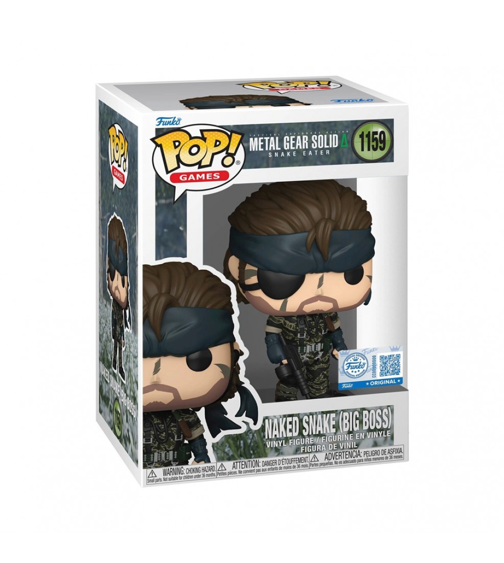 Funko Pop Games: Metal Gear Solid - Naked Snake - Big Boss #1159