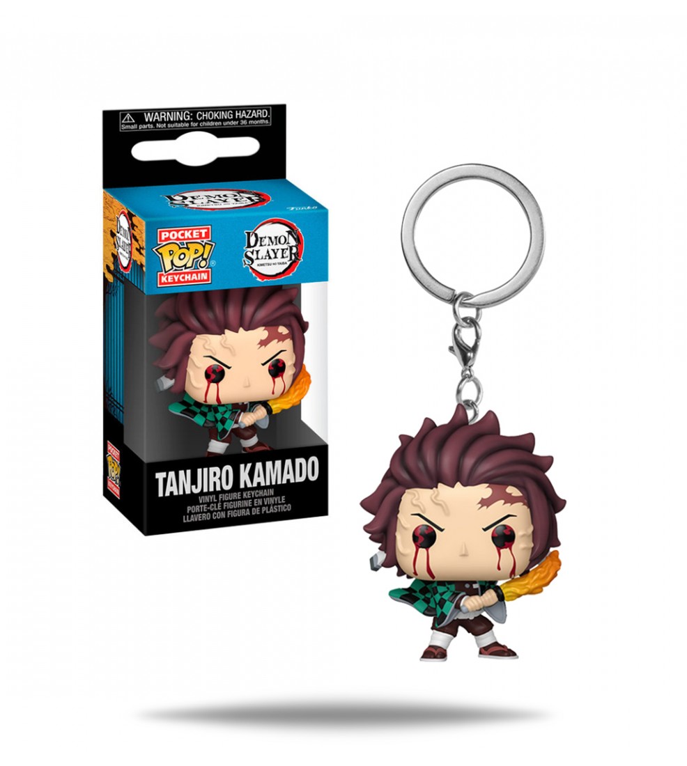 Funko Pop Keychain: Demon Slayer - Tanjiro Kamado (Sun Breathing) privjesak