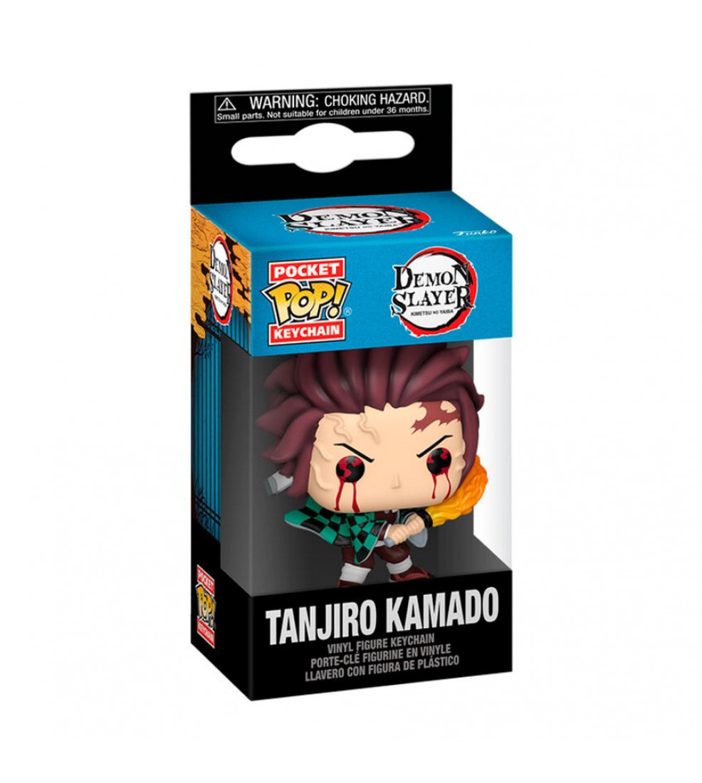 Funko Pop Keychain: Demon Slayer - Tanjiro Kamado (Sun Breathing) privjesak