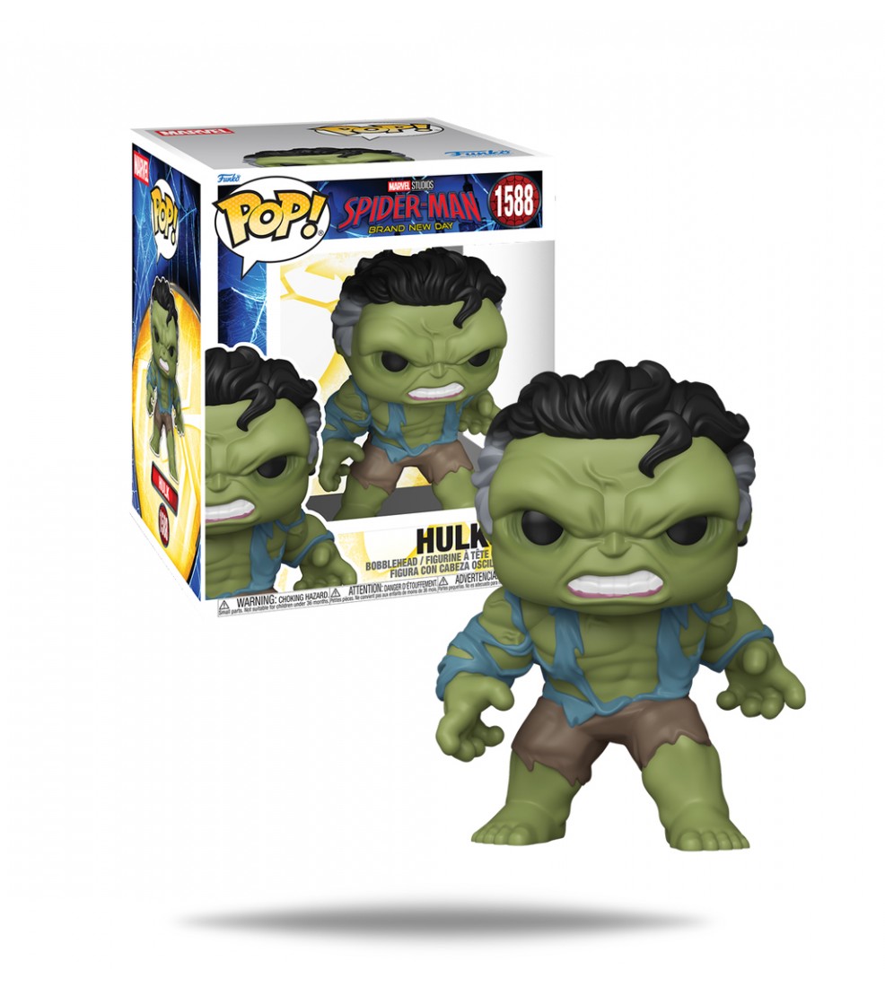 Funko Pop Marvel: Spider-Man Brand New Day - Hulk (Super Sized 15cm) #1588