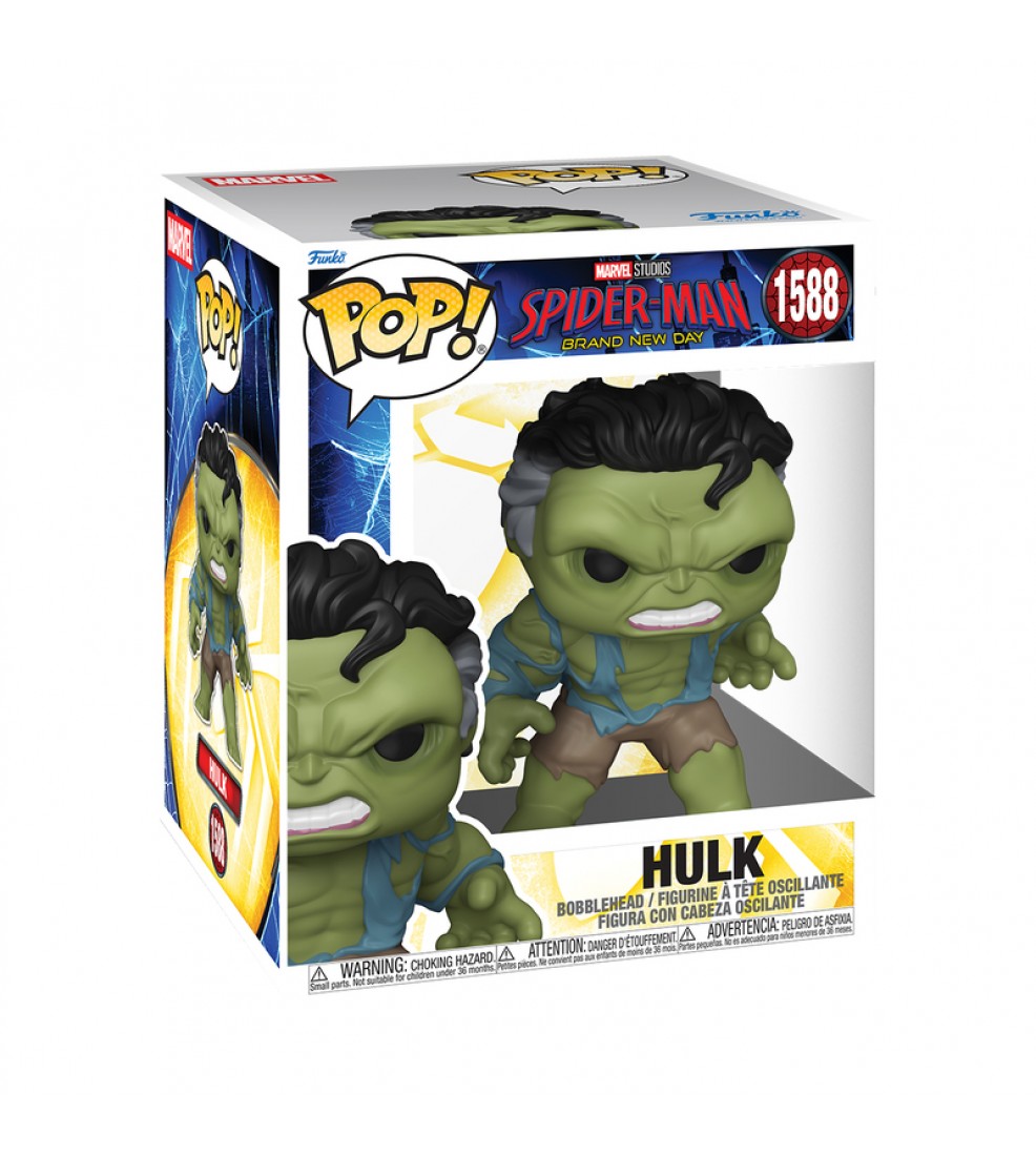 Funko Pop Marvel: Spider-Man Brand New Day - Hulk (Super Sized 15cm) #1588