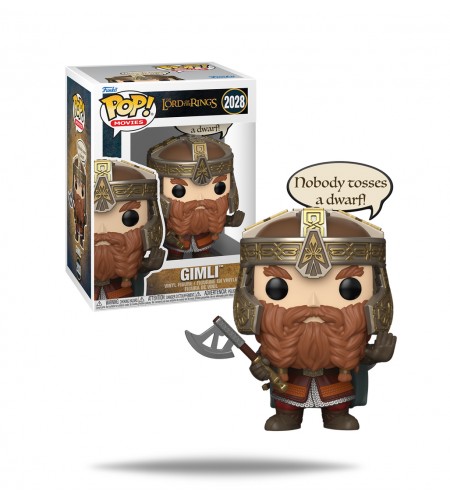Funko Pop Movies: The Lord of the Rings - Gimli #2028 Funko Pop Movies: The Lord of the Rings - Gimli #2028