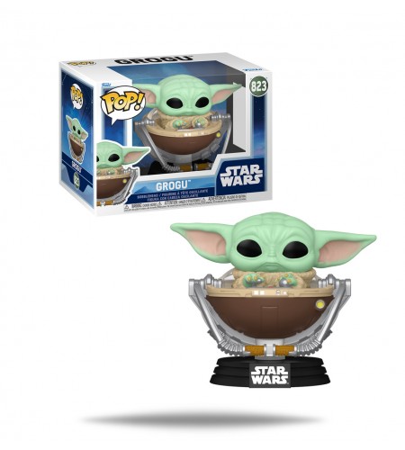 Funko Pop Star Wars: The Mandalorian and Grogu - Grogu in Pram #823 Funko Pop Star Wars: The Mandalorian and Grogu - Grogu in Pram #823