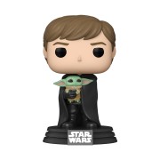 Funko Pop Star Wars: The Mandalorian - Luke Skywalker with Grogu #482