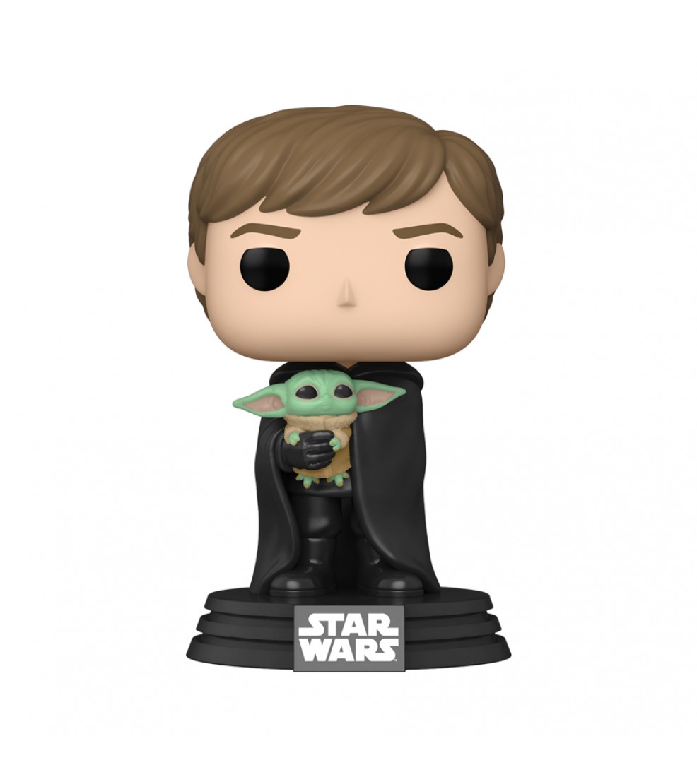 Funko Pop Star Wars: The Mandalorian - Luke Skywalker with Grogu #482