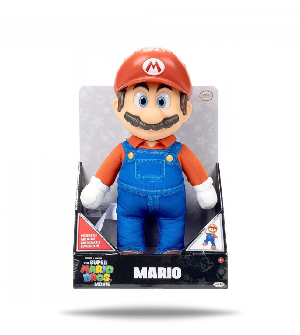 Jakks Pacific Super Mario Bros The Movie - Mario Plush (30cm)