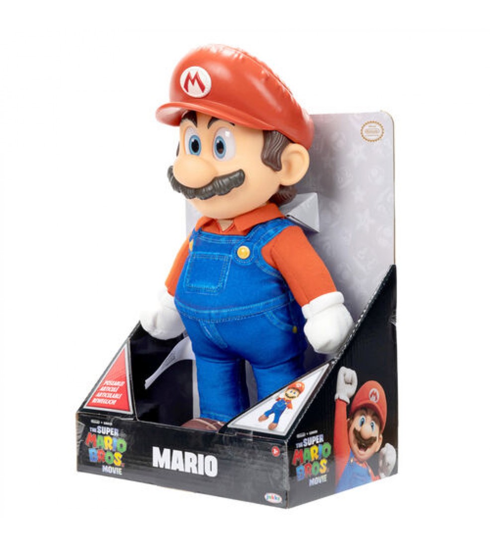 Jakks Pacific Super Mario Bros The Movie - Mario Plush (30cm)