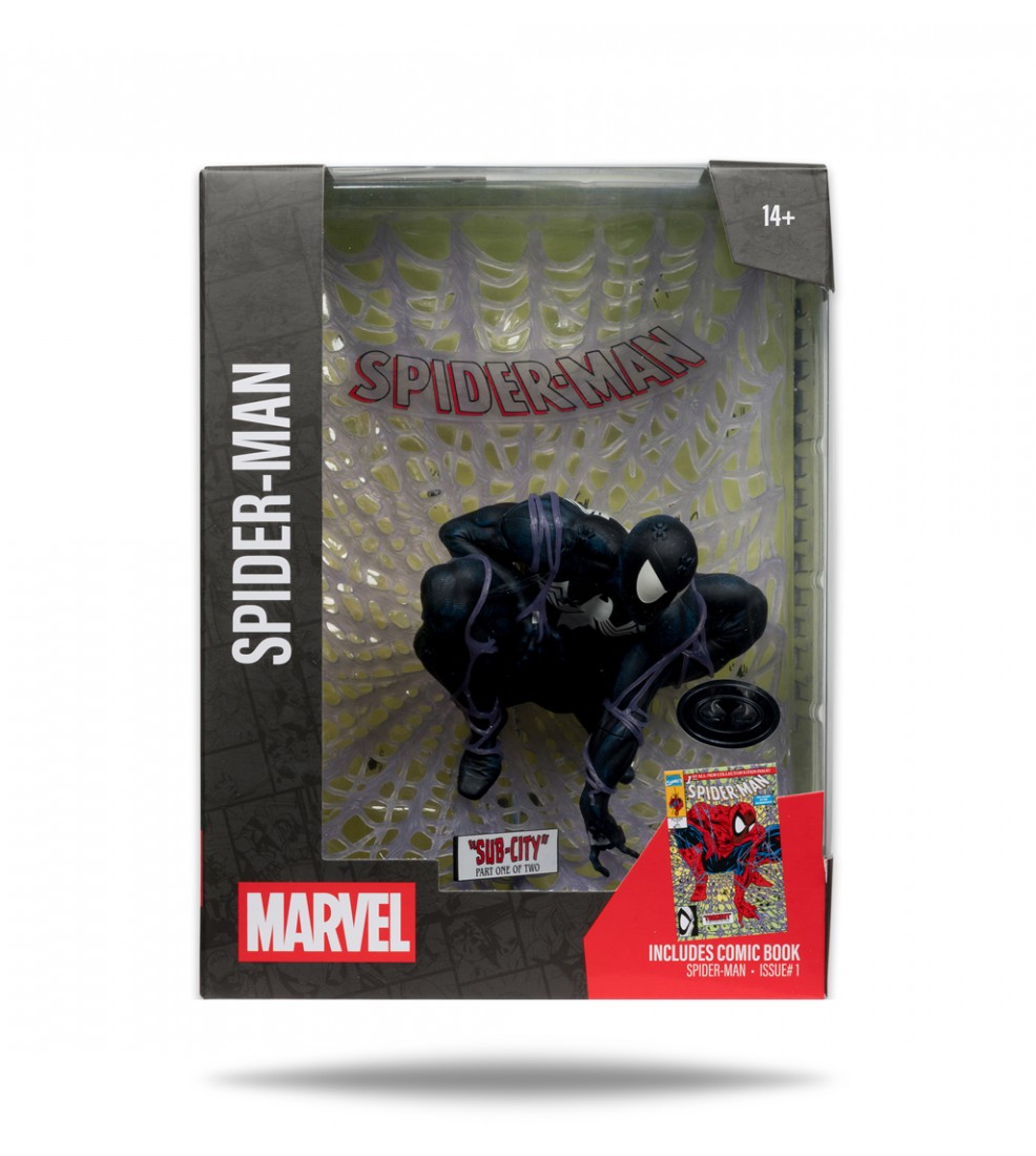 McFarlane Toys - Marvel Collection - Spider-Man - Black Suit Chase McFarlane Toys - Marvel Collection - Spider-Man - Black Suit Chase
