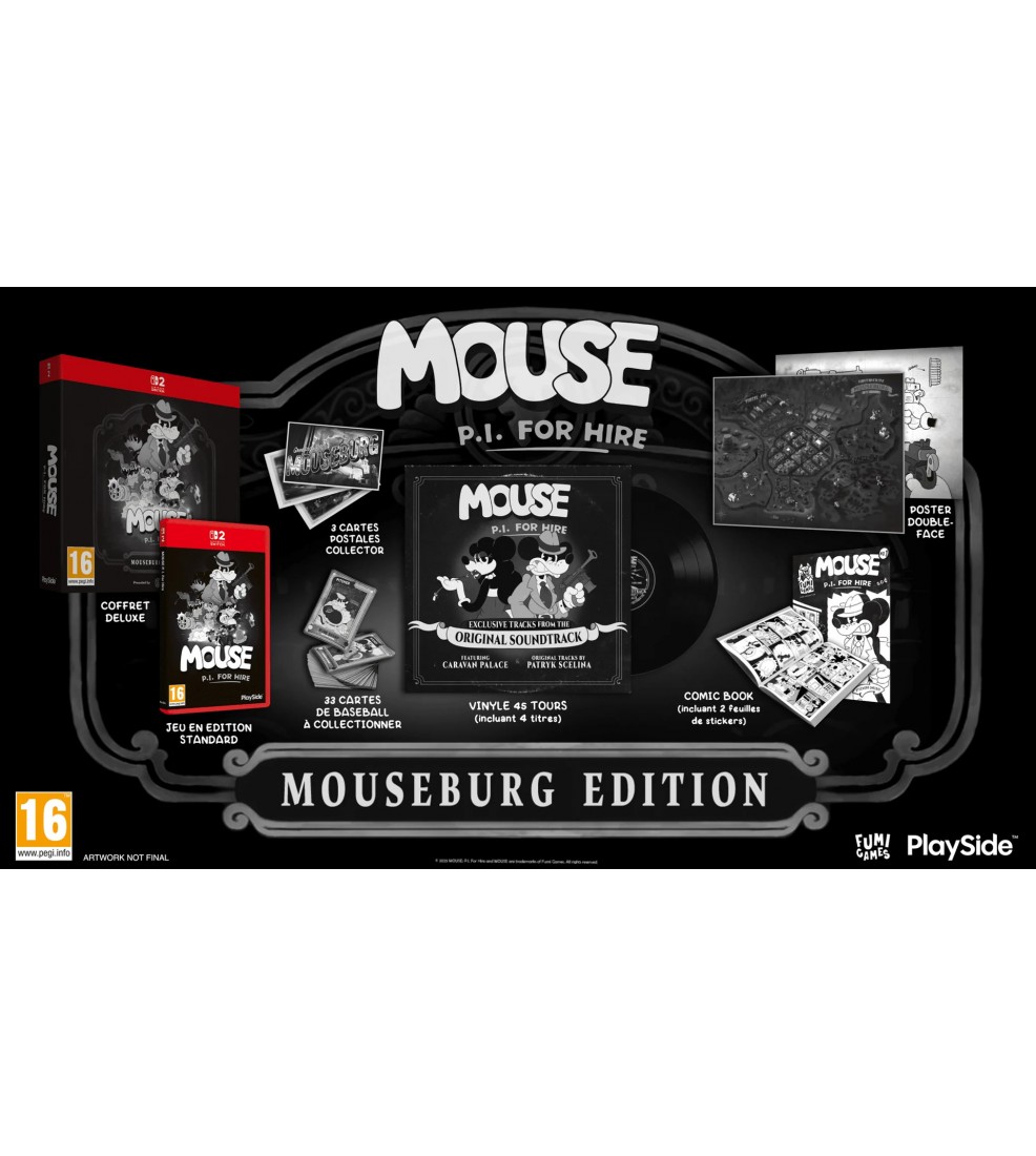 MOUSE: P.I. For Hire - Mouseburg Edition Nintendo Switch 2 (Preorder)