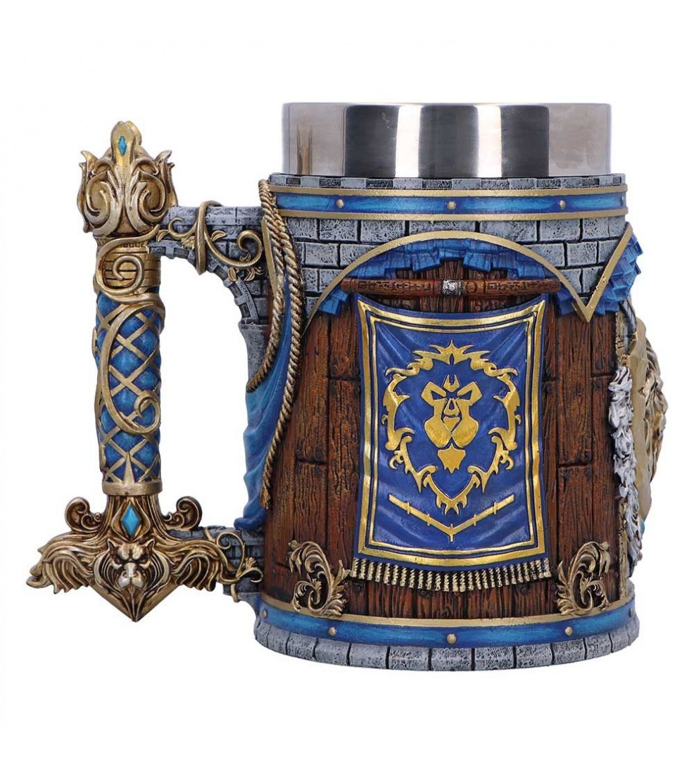 Nemesis Now World of Warcraft Alliance Tankard Nemesis Now World of Warcraft Alliance Tankard