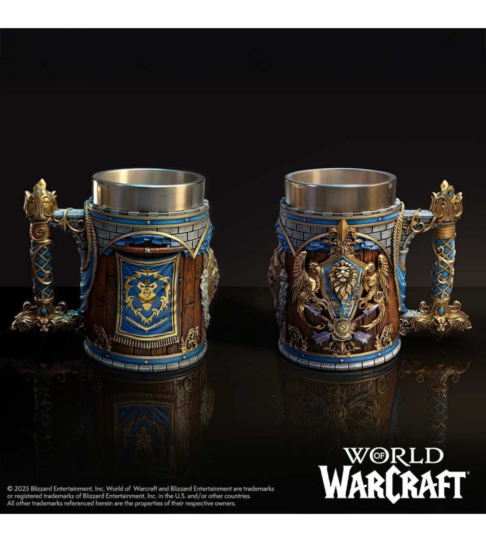 Nemesis Now World of Warcraft Alliance Tankard Nemesis Now World of Warcraft Alliance Tankard