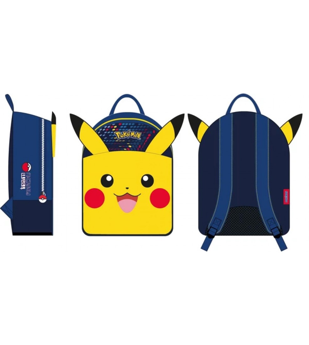 La Plume Doree - Pokemon - Pikachu Junior backpack 32cm La Plume Doree - Pokemon - Pikachu Junior backpack 32cm
