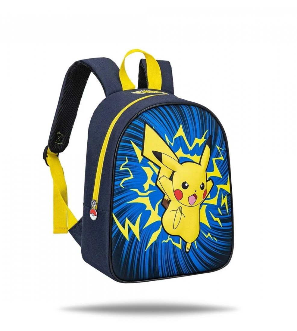 La Plume Doree - Pokemon - Pikachu Junior backpack 3D Blue 32cm La Plume Doree - Pokemon - Pikachu Junior backpack 3D Blue 32cm