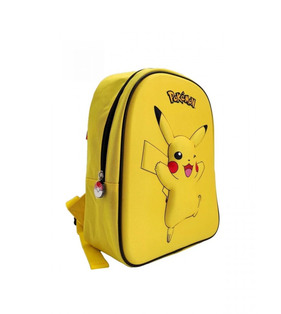 La Plume Doree - Pokemon - Pikachu Junior backpack 3D Yellow 32cm La Plume Doree - Pokemon - Pikachu Junior backpack 3D Yellow 32cm