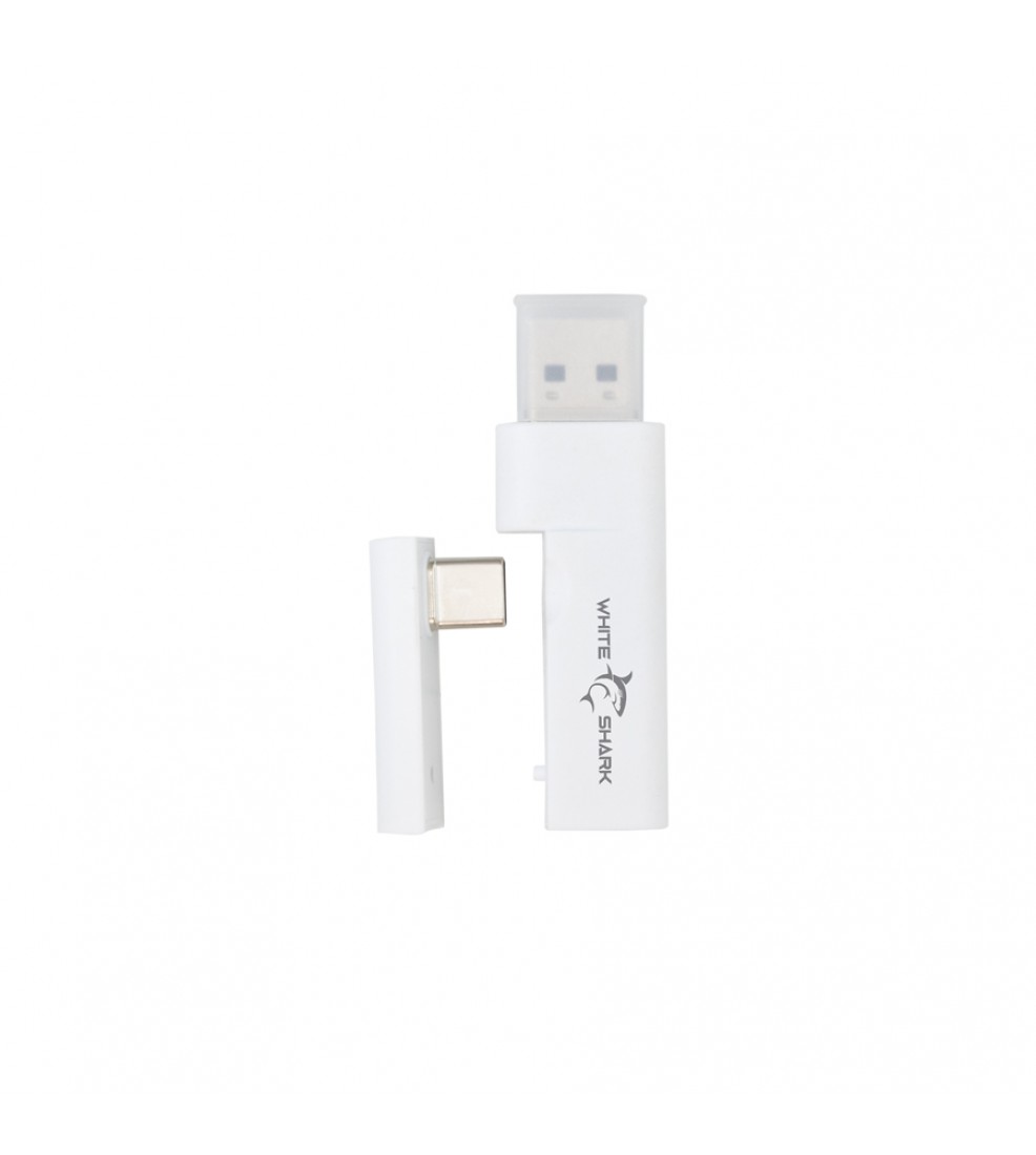 White Shark WGH-2444 Firecrest Wireless headset, bijeli
