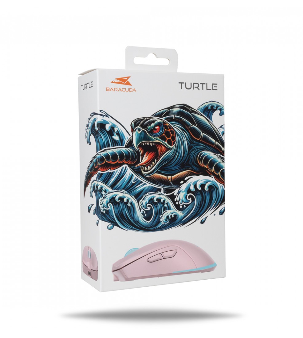 Baracuda BGM-124 Turtle Wireless Pink miš