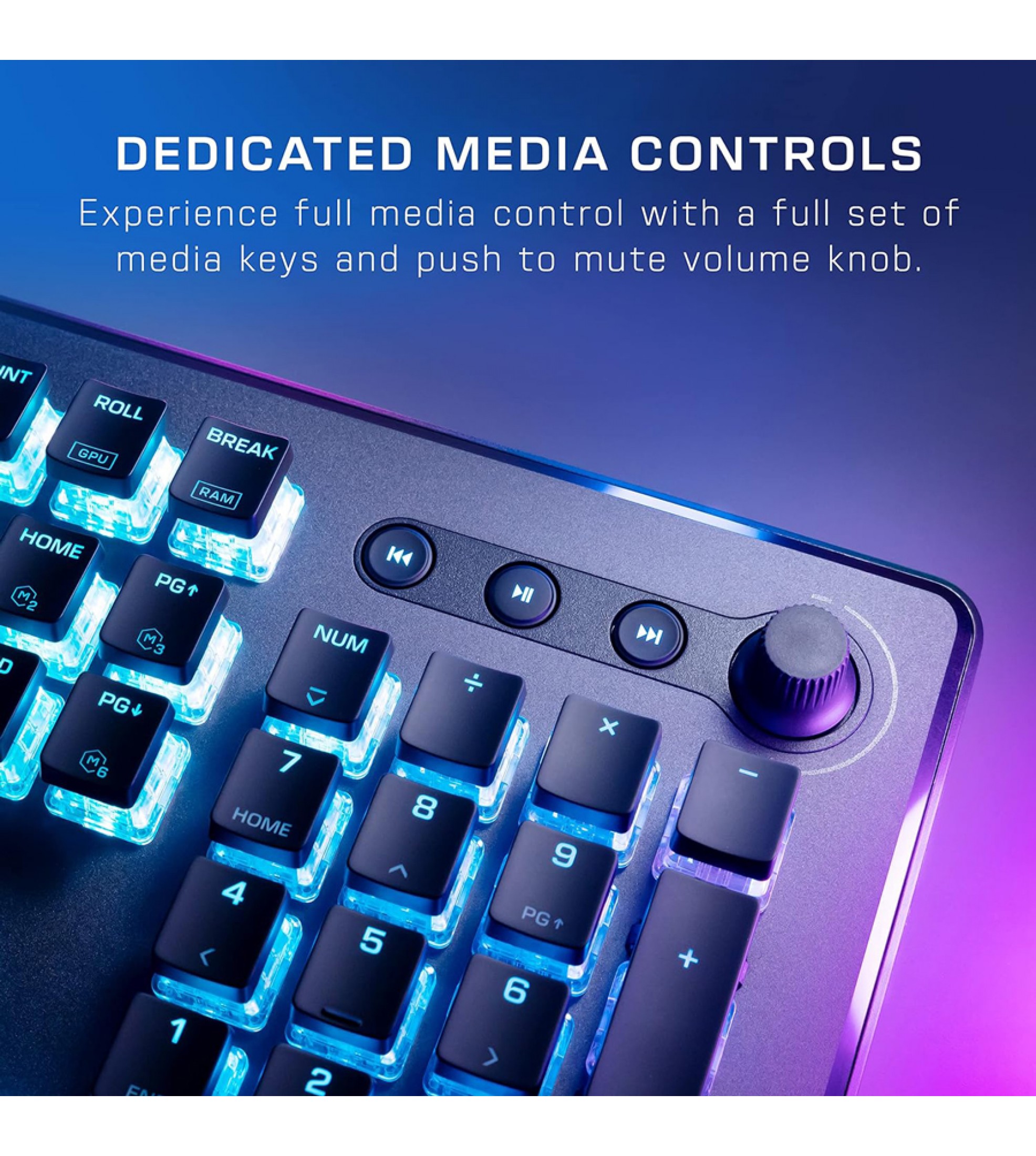 Roccat Vulcan II Max Black mehanička tipkovnica