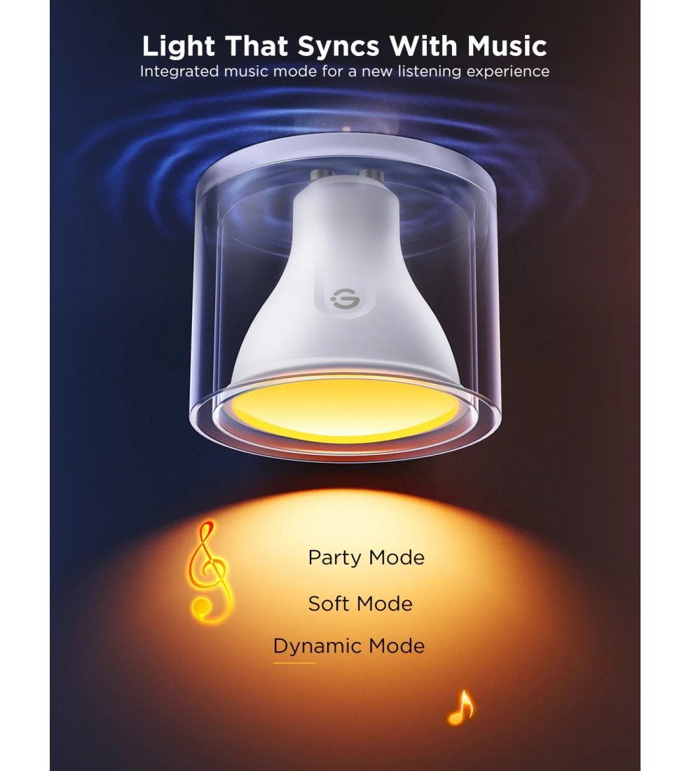 GOVEE RGBWW Smart LED Bulb GU10 400LM 2 Pack