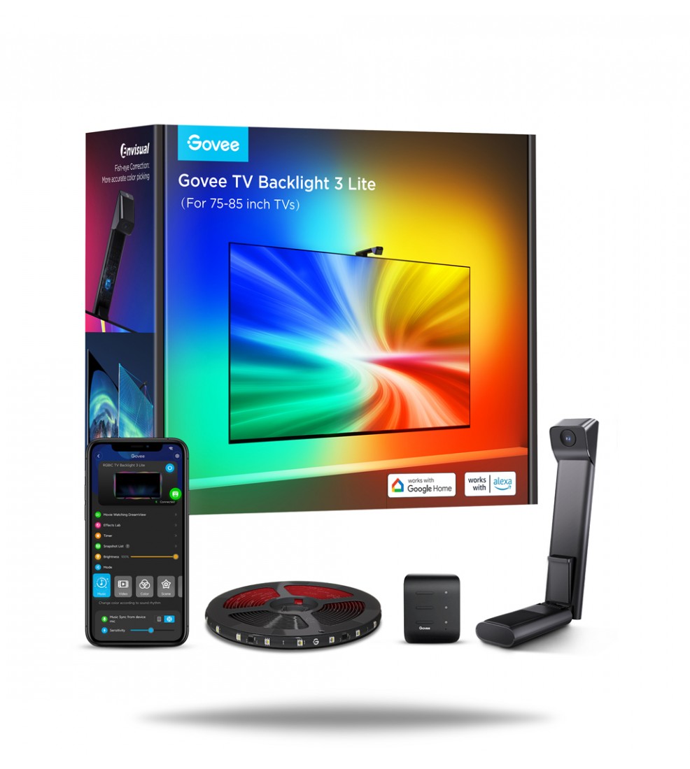 GOVEE Envisual TV Backlight 3 Lite for 75-85 inch TV