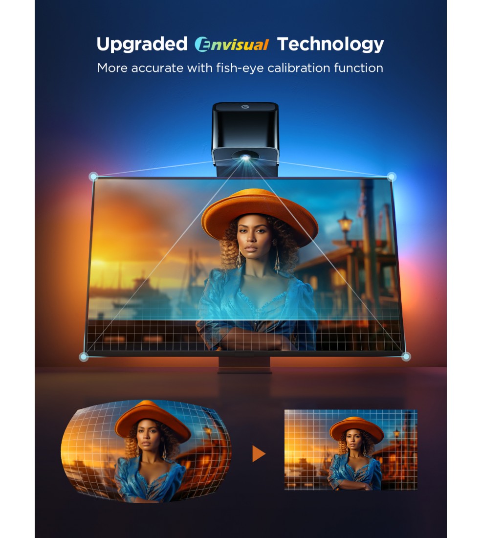 GOVEE Envisual TV Backlight 3 Lite for 75-85 inch TV