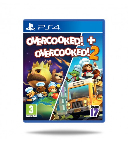 Overcooked + Overcooked 2 Double Pack PS4