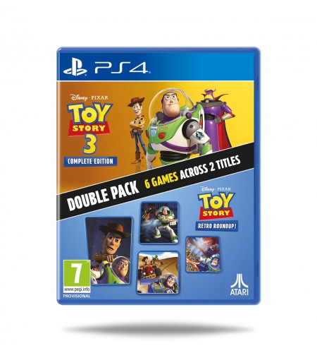 Toy Story: Retro Roundup! + Toy Story 3 Complete Edition Double Pack PS4 (Preorder) Toy Story: Retro Roundup! + Toy Story 3 Complete Edition Double Pack PS4 (Preorder)
