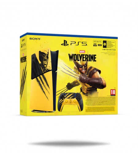 PlayStation 5 Slim Digital Edition E Chassis Marvel's Wolverine Battle Yellow Limited Edition (Preorder) PlayStation 5 Slim Digital Edition E Chassis Marvel's Wolverine Battle Yellow Limited Edition (Preorder)