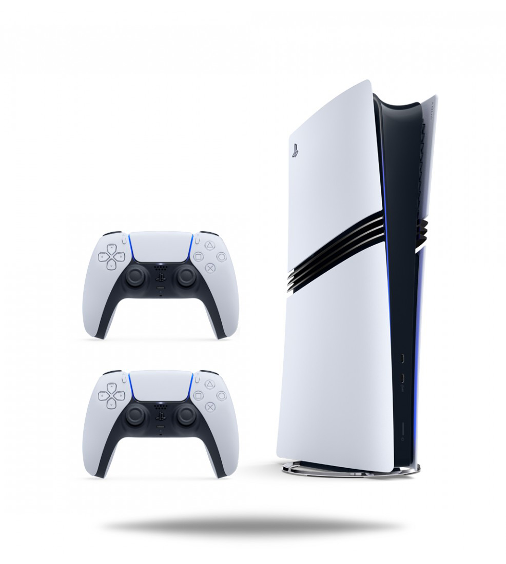 PlayStation 5 Pro + dodatni PS5 DualSense Wireless controller White PlayStation 5 Pro + dodatni PS5 DualSense Wireless controller White