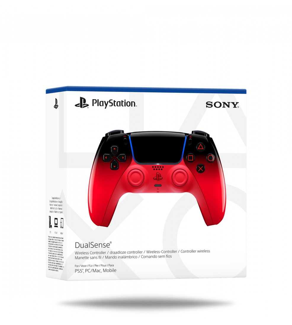 PS5 DualSense Wireless Controller Techno Red