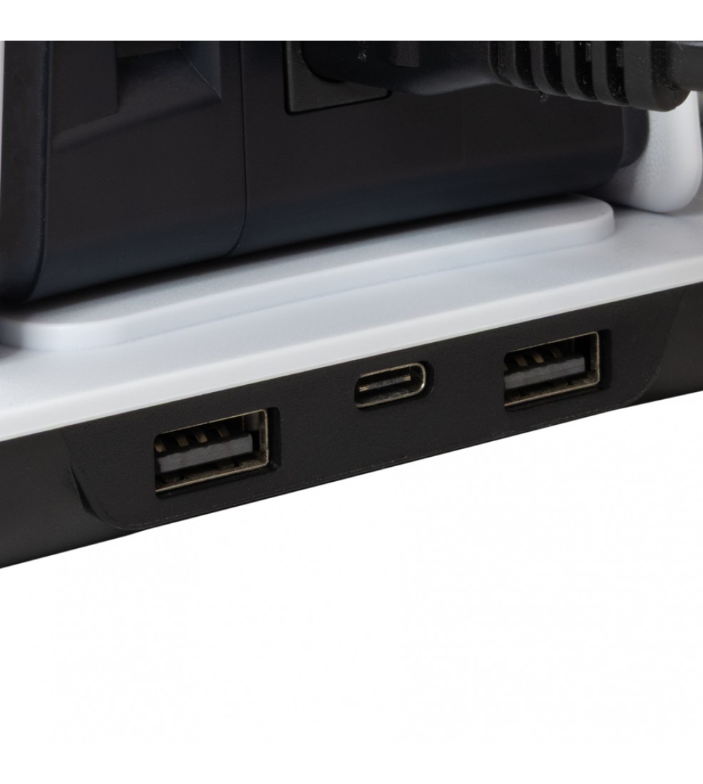White Shark GUARD 2 stalak za PS5/PS5 Slim/PS5 PRO s punjačem za kontrolere i hlađenjem