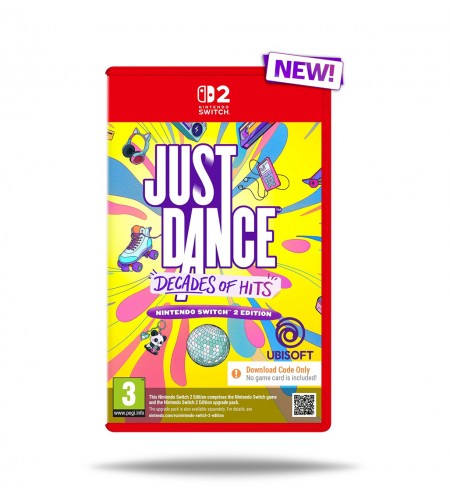 Just Dance Decades of Hits Nintendo Switch 2 (Code in a box) (Preorder) Just Dance Decades of Hits Nintendo Switch 2 (Code in a box) (Preorder)