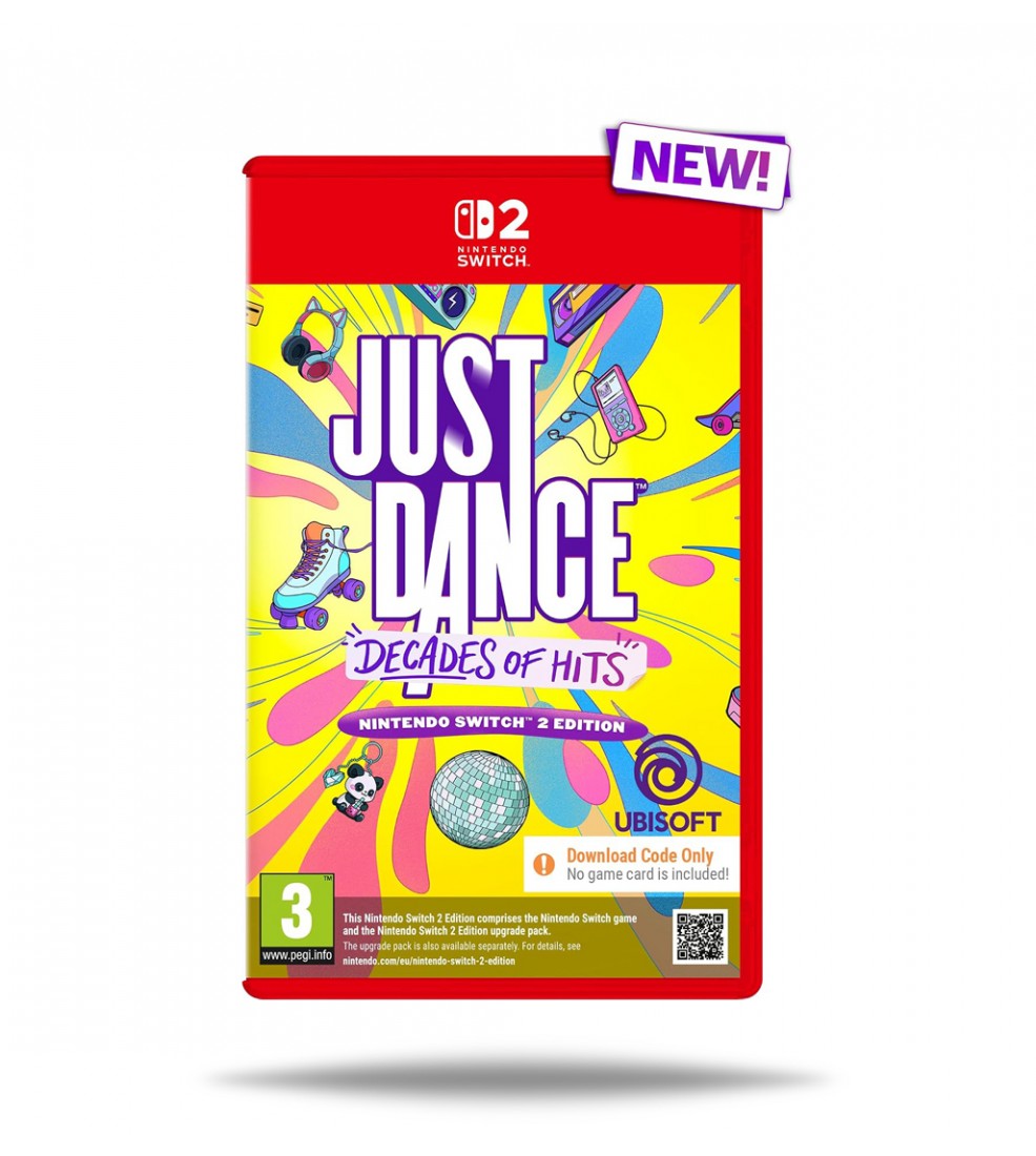 Just Dance Decades of Hits Nintendo Switch 2 (Code in a box) (Preorder) Just Dance Decades of Hits Nintendo Switch 2 (Code in a box) (Preorder)
