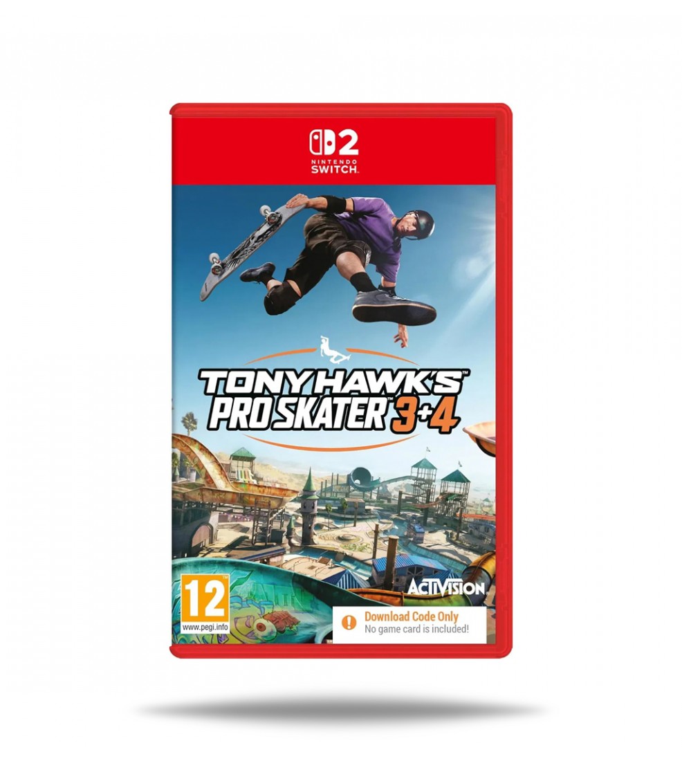 Tony Hawk's Pro Skater 3 + 4 Nintendo Switch 2 (Code in a box)