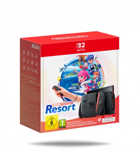 Nintendo Switch 2 konzola + Nintendo Switch Sports Resort Bundle + 3 Months NSO (Preorder) Nintendo Switch 2 konzola + Nintendo Switch Sports Resort Bundle + 3 Months NSO (Preorder)