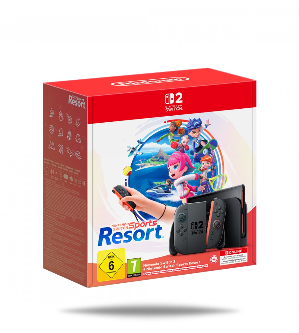 Nintendo Switch 2 konzola + Nintendo Switch Sports Resort Bundle + 3 Months NSO (Preorder) Nintendo Switch 2 konzola + Nintendo Switch Sports Resort Bundle + 3 Months NSO (Preorder)