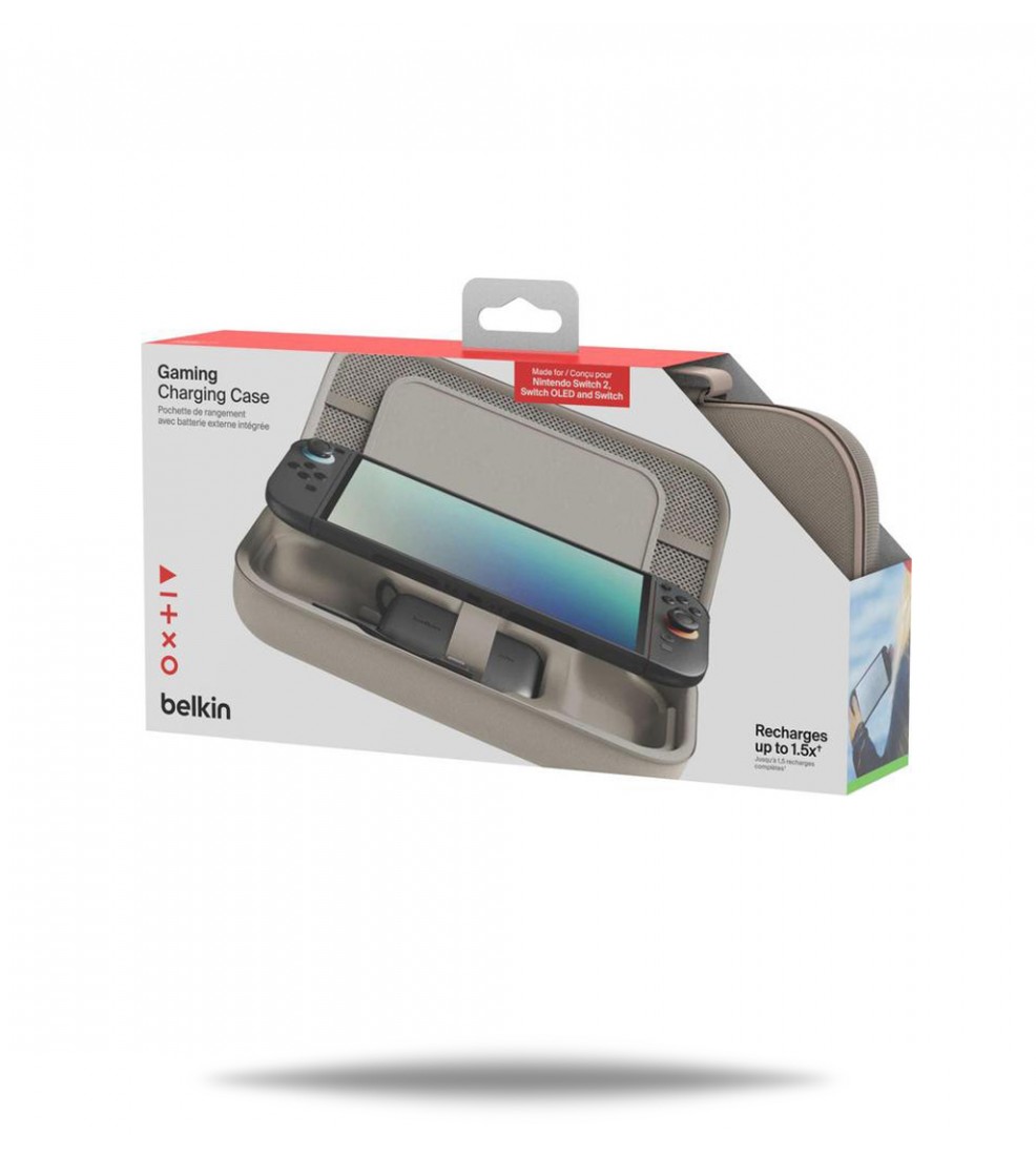 Belkin Charging Case for Nintendo Switch 2 + Power Bank 10.000mAh - Sand